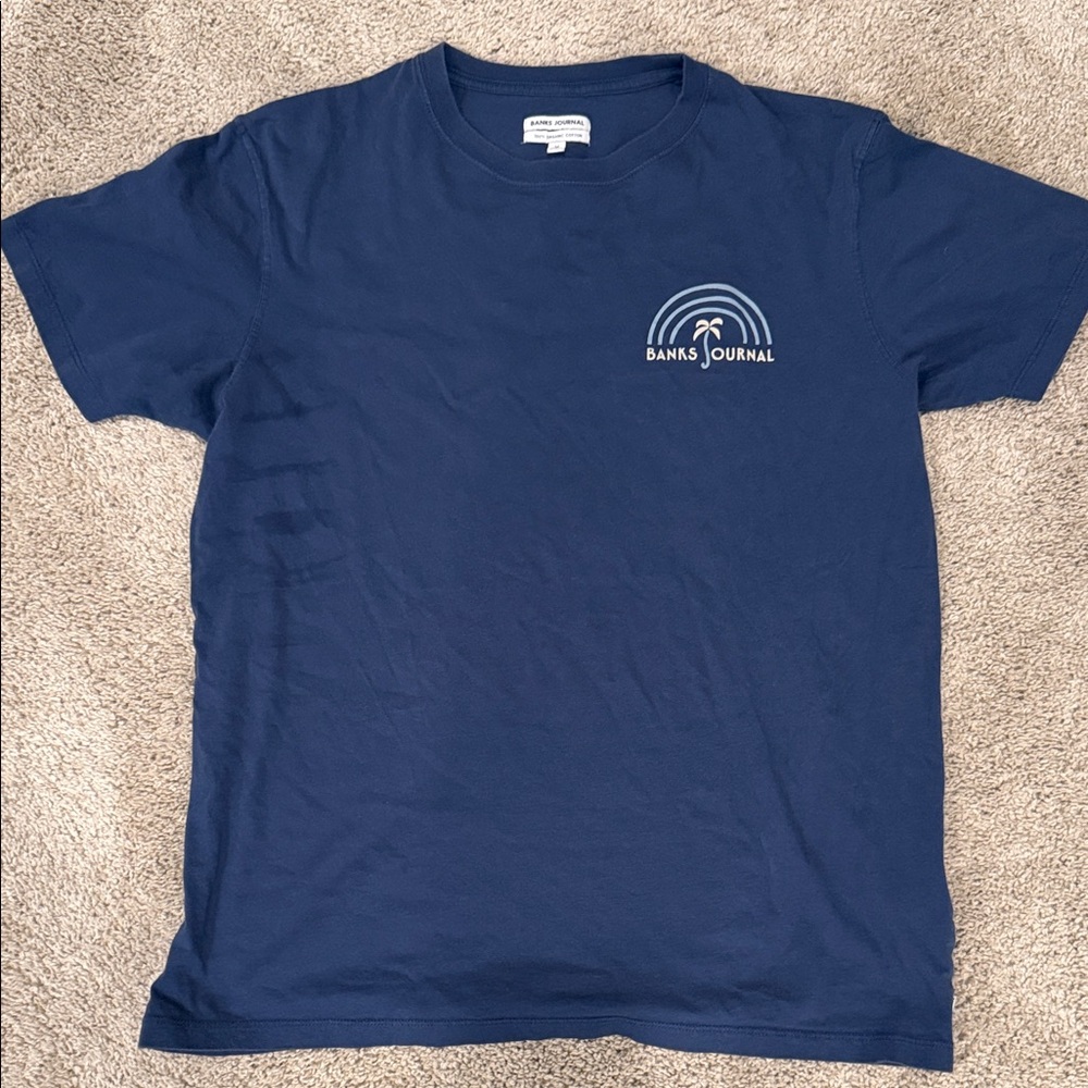 Banks Journal Men's Short Sleeve Tee - Navy